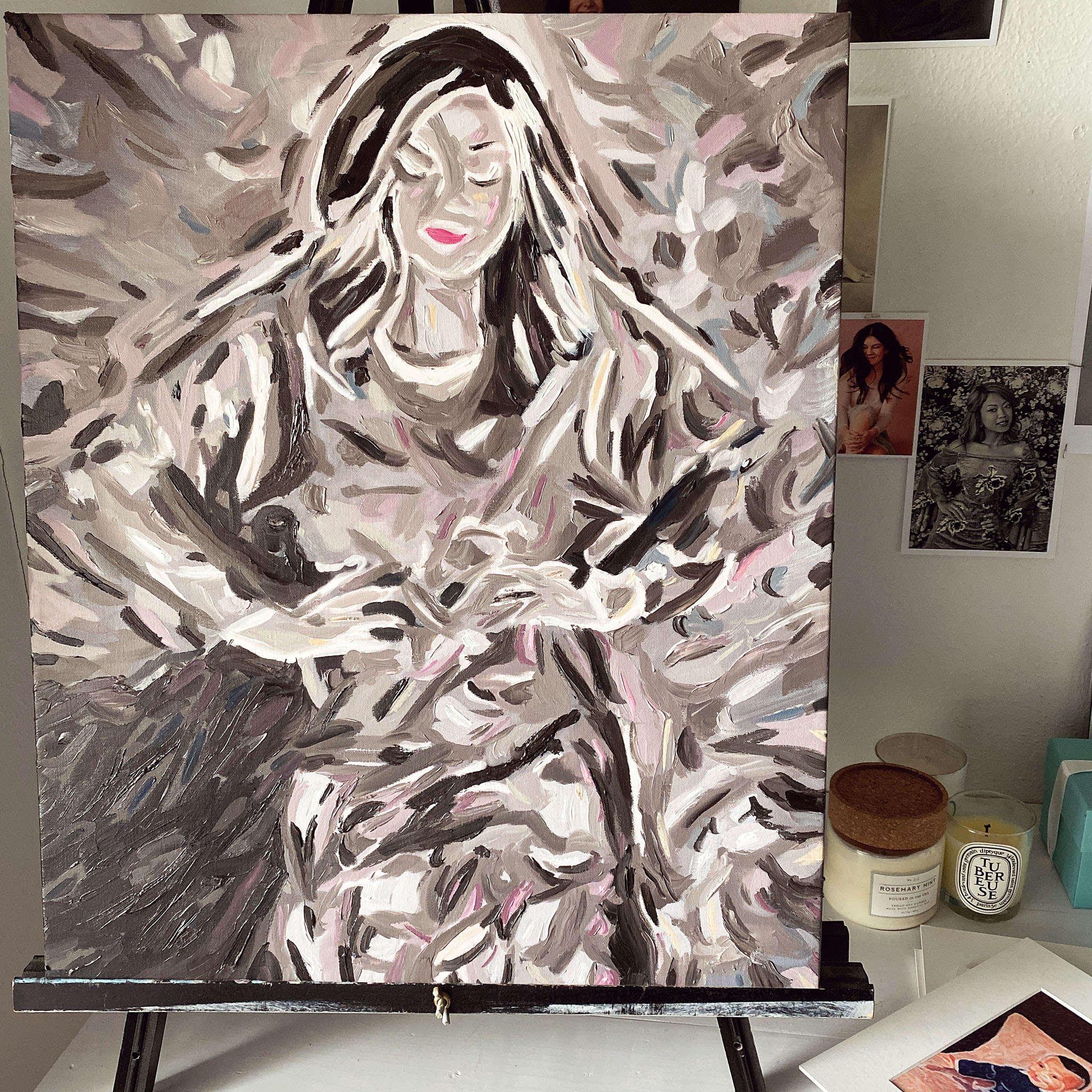 Tamika-Dorly-Roy-Portrait-Oil-Painintg-Abstract-Dallas-Texas-Plano-Goldenlight-Creative